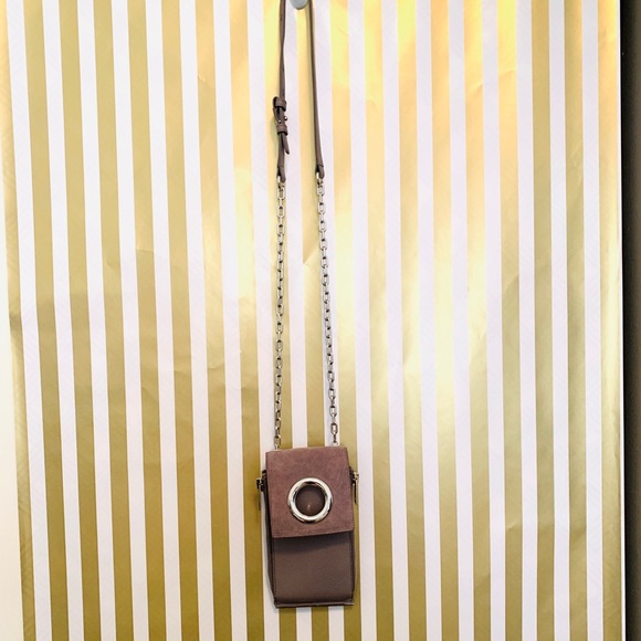 Alexander Wang GRAY Leather&Suede PhoneCase - Picture 2 of 6